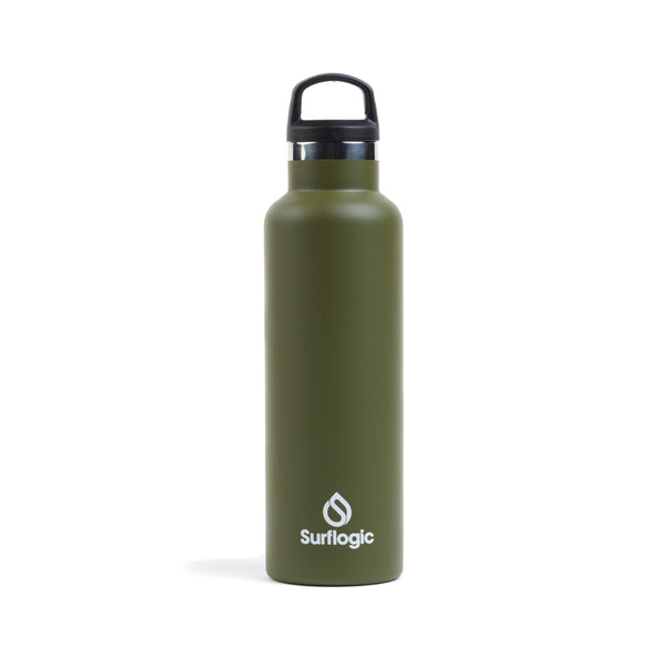Bottle, Double wall vacuum insulation, Olive Green