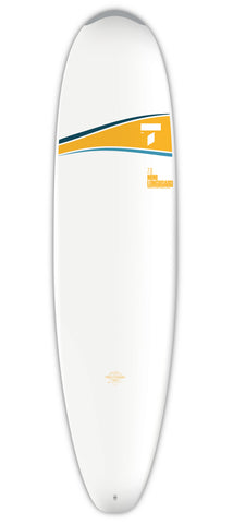 7'6 Mini Nose Rider, NEW MODEL 2024 incl fins