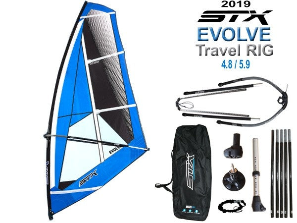 STX Evolve rig, size 4,9m